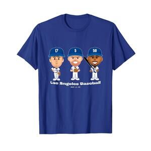Los Angeles Baseball Players Trio MLBPA T-Shirt